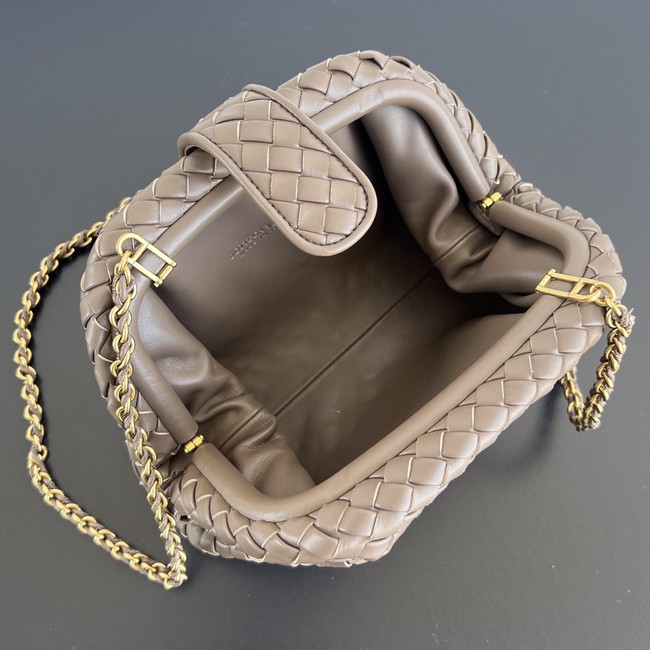 Bottega Veneta Small Lauren 1980 804038 dark gray