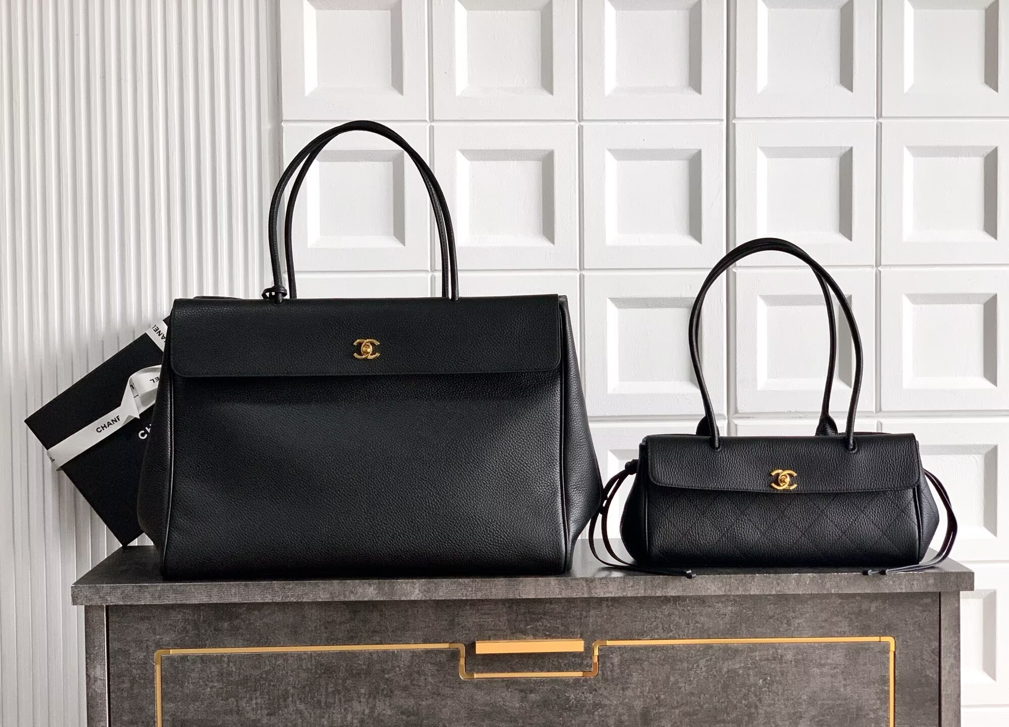 Chanel 26S Original Shopping Bag AS6289 Black