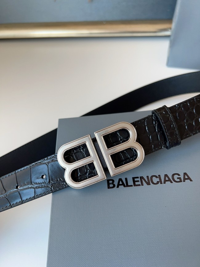 Balenciaga BB thin belt 20MM 58169-6