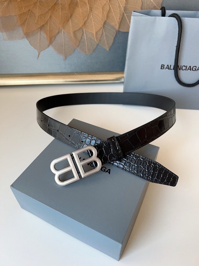 Balenciaga BB thin belt 20MM 58169-6