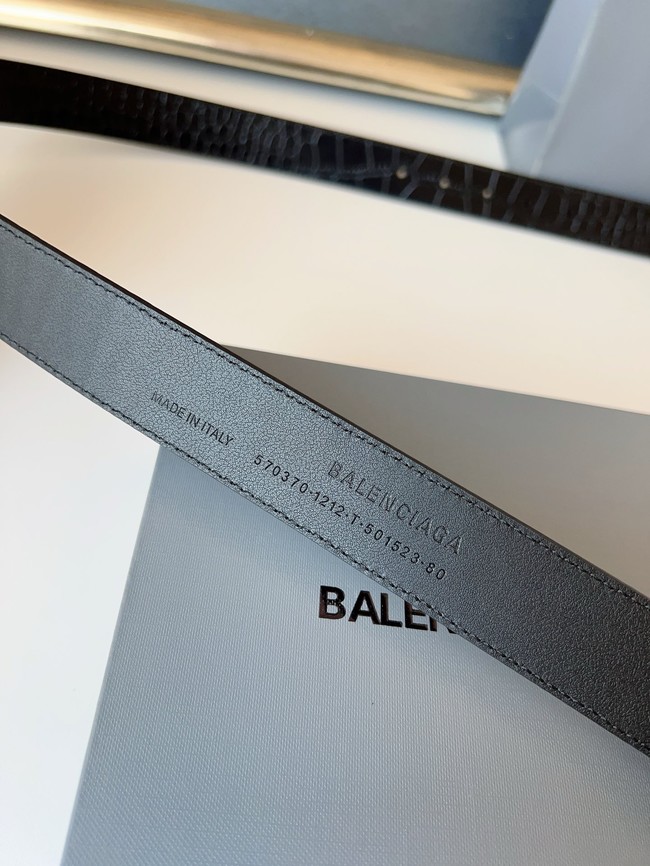 Balenciaga BB thin belt 20MM 58169-6