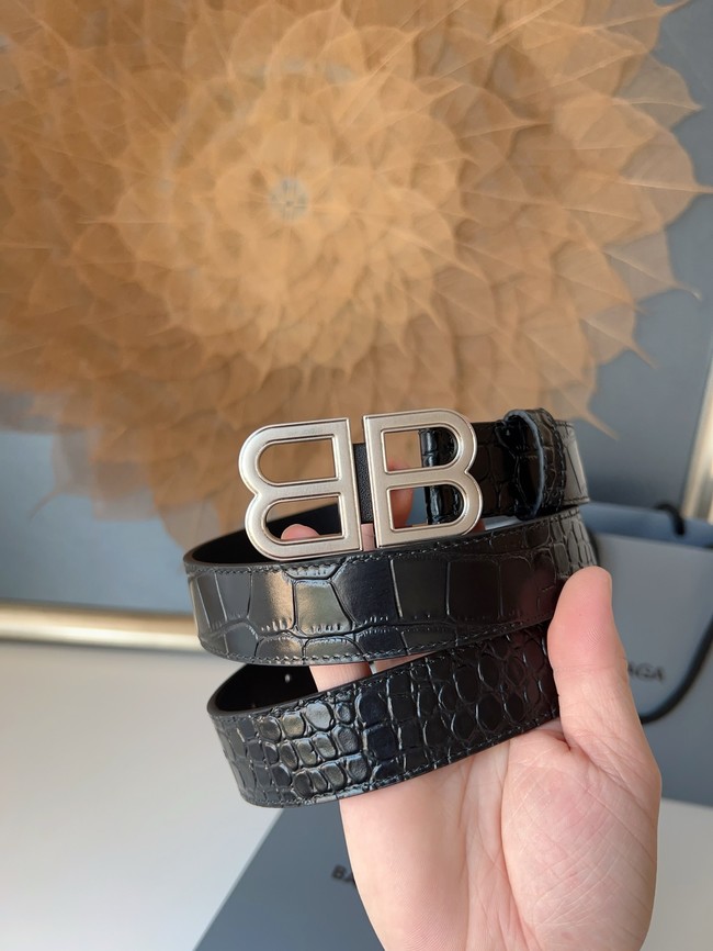 Balenciaga BB thin belt 20MM 58169-6