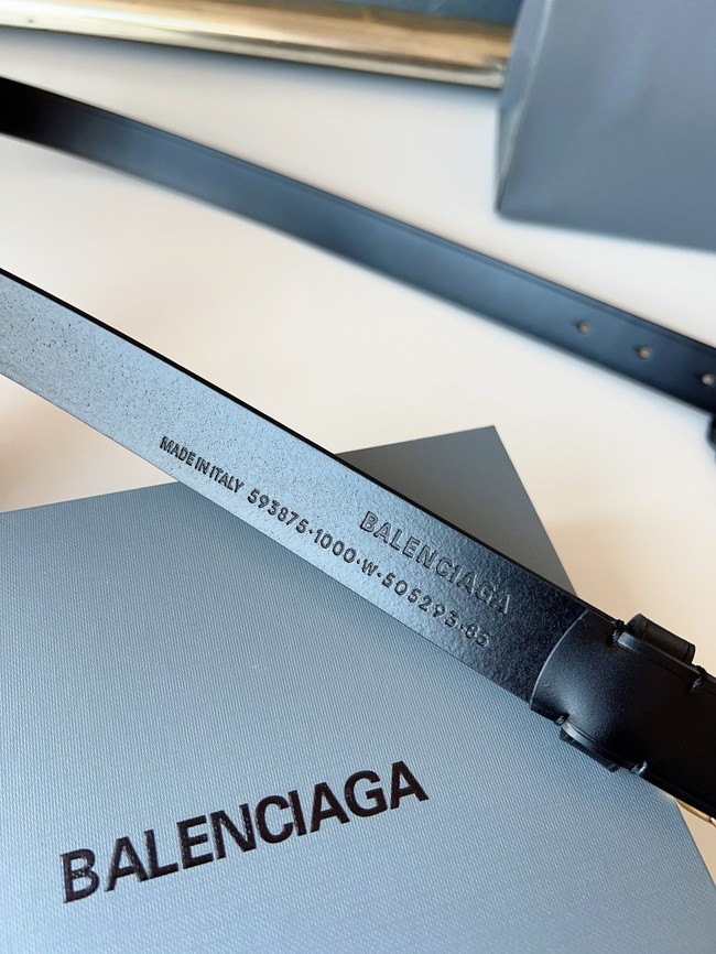 Balenciaga BB thin belt 20MM 58169-3