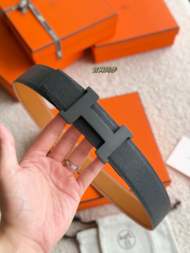 Hermes Constance buckle & double-sided leather belt 38mm H07456-1