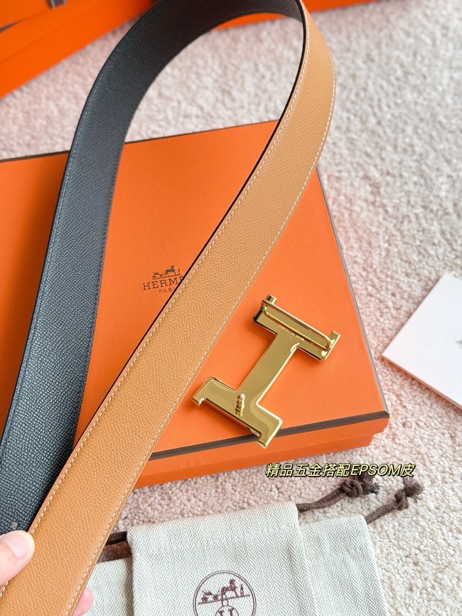 Hermes Constance buckle & double-sided leather belt 38mm H07456-2