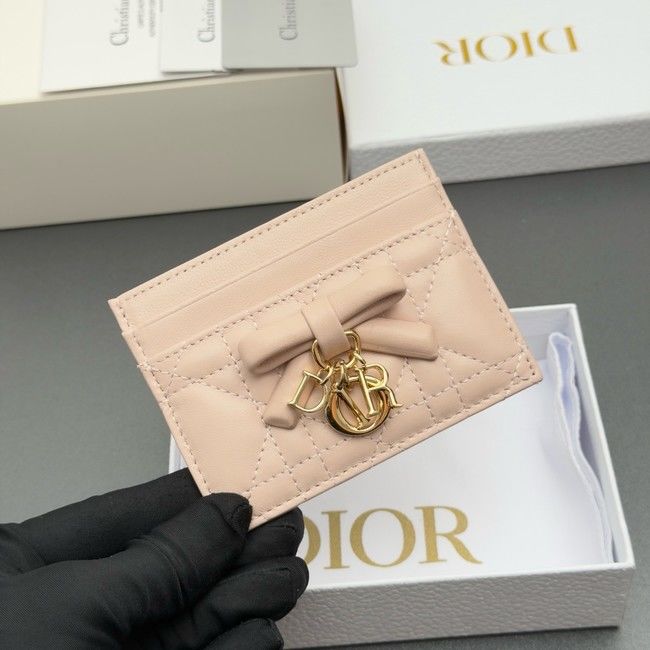 DIOR CARD HOLDER S2604 pink DIOR CARD HOLDER S2604 pink