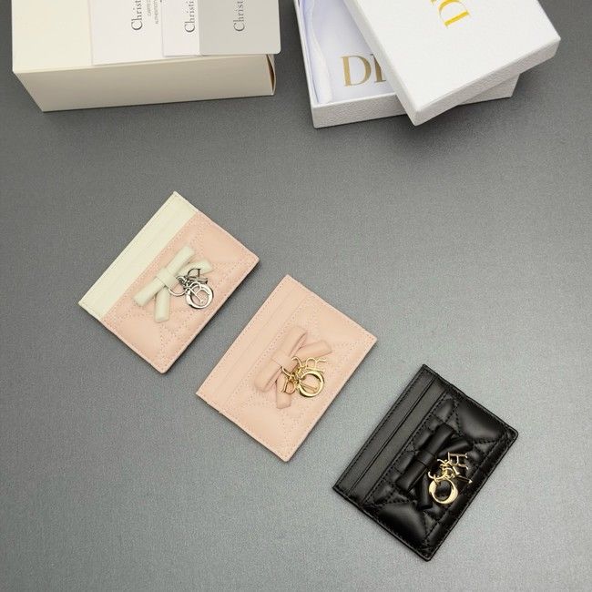 DIOR CARD HOLDER S2604 pink DIOR CARD HOLDER S2604 pink