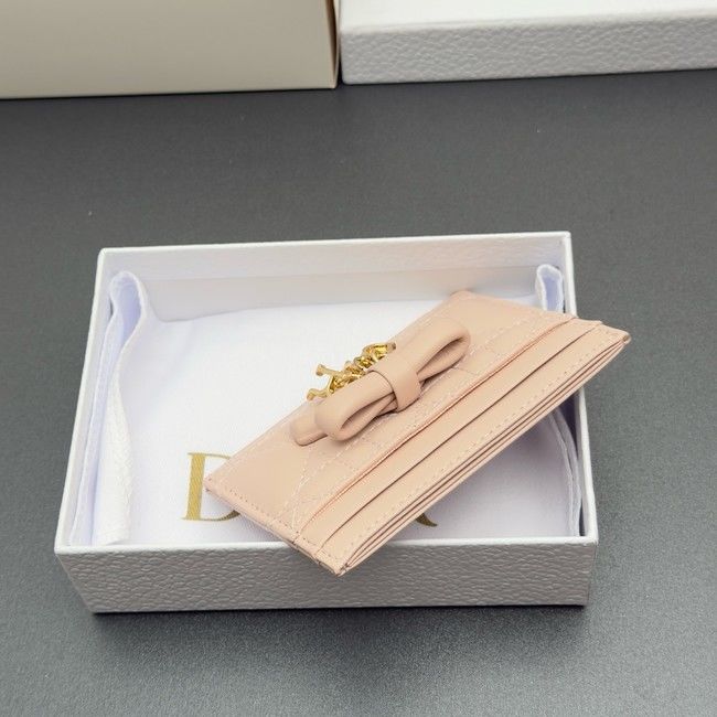 DIOR CARD HOLDER S2604 pink DIOR CARD HOLDER S2604 pink