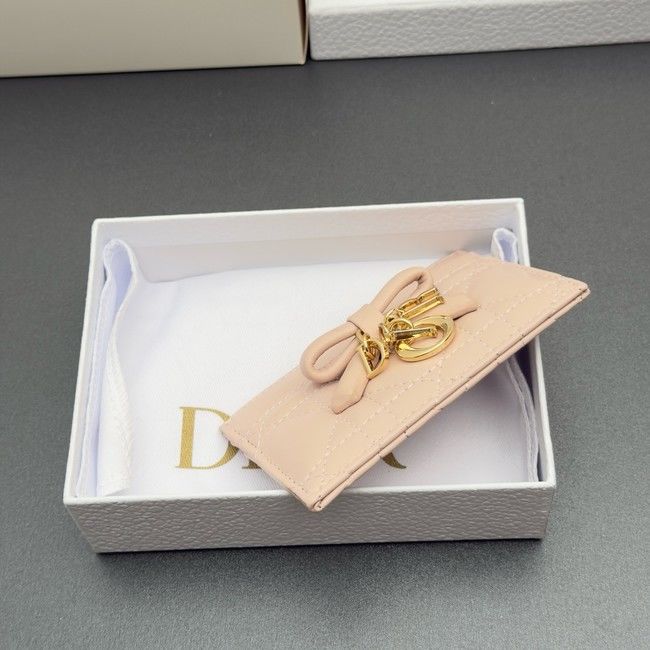DIOR CARD HOLDER S2604 pink DIOR CARD HOLDER S2604 pink