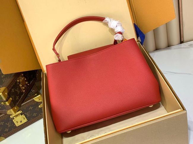 Louis Vuitton Capucines MM Souple M26319 red