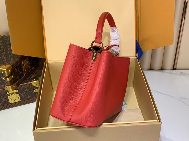 Louis Vuitton Capucines MM Souple M26319 red