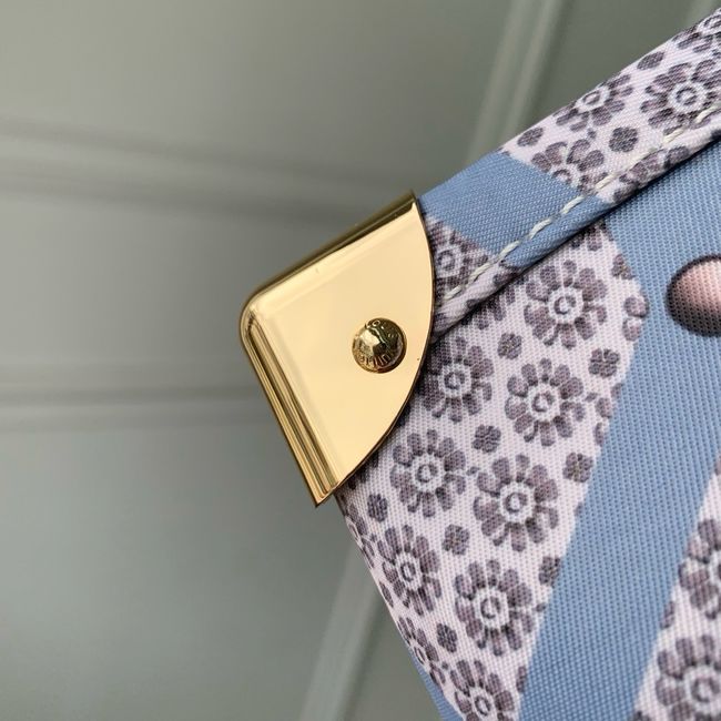 Louis Vuitton Side Trunk MM M28749 Beige&Blue