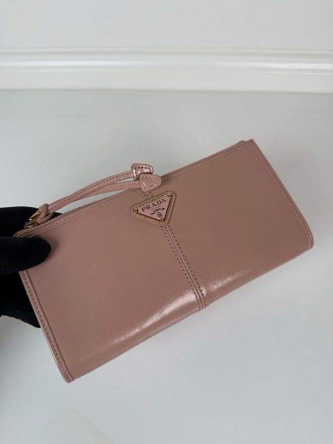 Prada Leather pouch 1MB051 pink