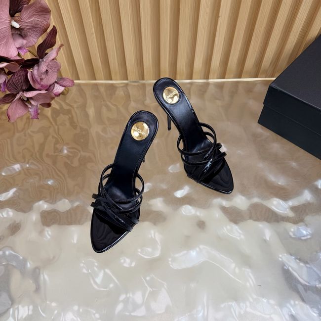 Saint Laurent in satin crepe and rhinestones Heel 9CM 69002-1