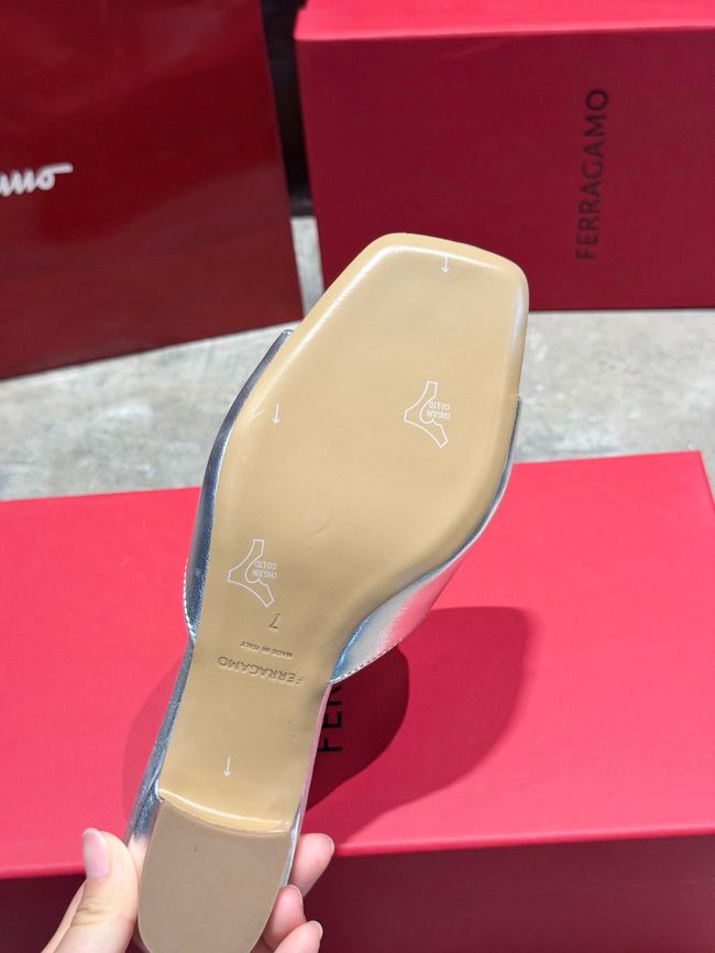 Ferragamo Heeled Slide 69022-5