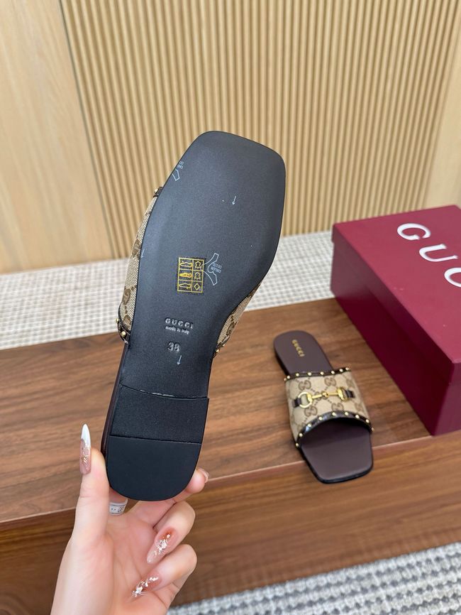 Gucci Womens slide sandal with Double G 69027-1