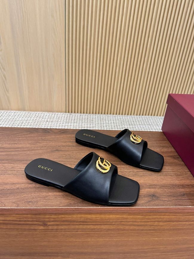 Gucci Womens slide sandal with Double G 69027-11
