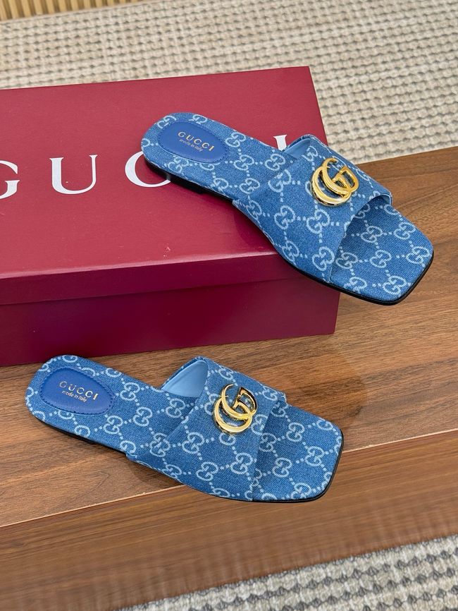 Gucci Womens slide sandal with Double G 69027-7