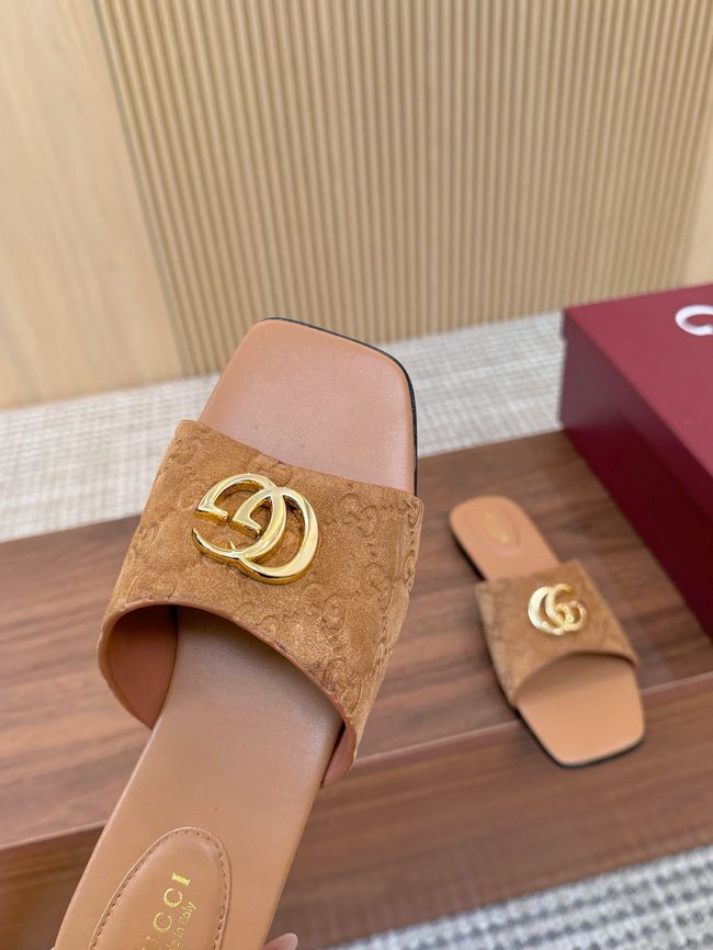 Gucci Womens slide sandal with Double G 69027-9
