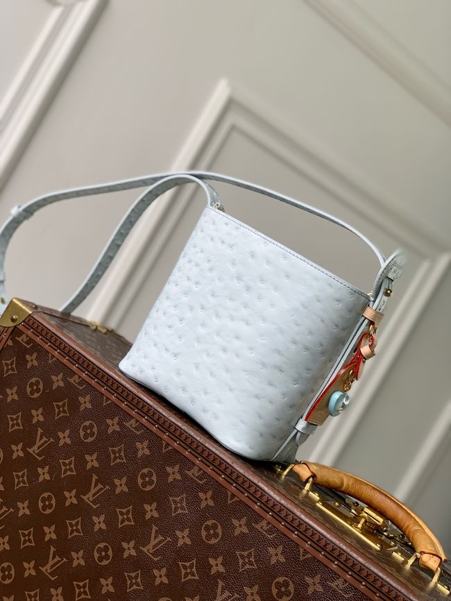 Louis Vuitton All In BB Ostrich M29479 light blue