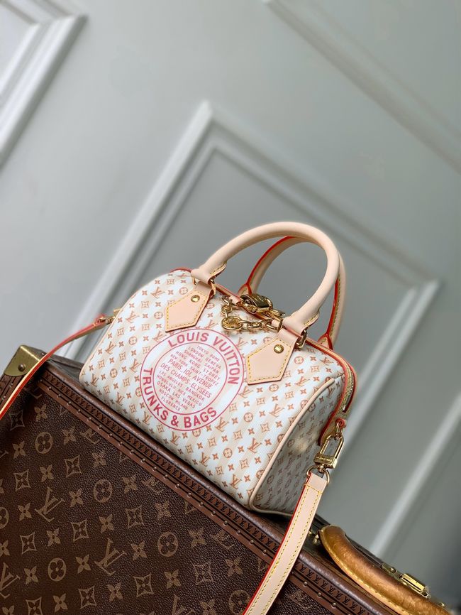 Louis Vuitton NEW Speedy Bandouliere 20 M29459 Nude Rose