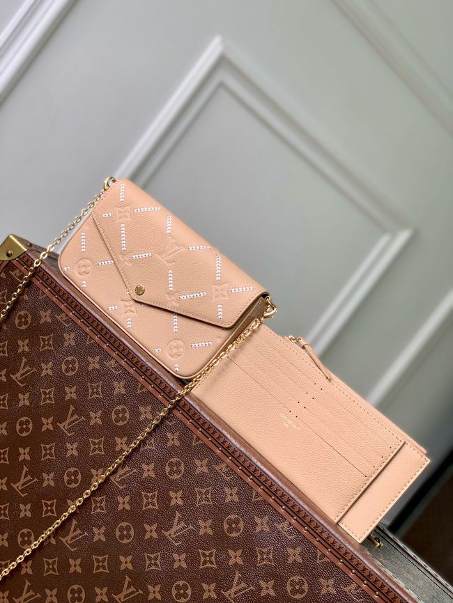 Louis Vuitton Pochette Felicie M29482 Hazelnut Couture