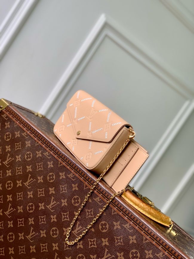 Louis Vuitton Pochette Felicie M29482 Hazelnut Couture