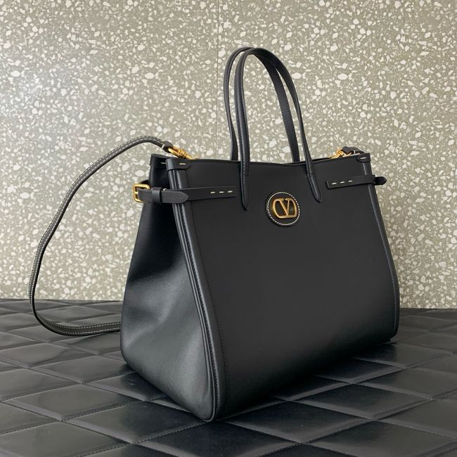 VALENTINO ANTIBES medium leather bag YB0D16 BLACK VALENTINO ANTIBES medium leather bag YB0D16 BLACK