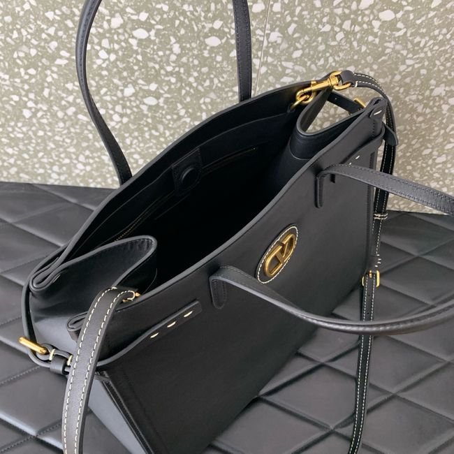 VALENTINO ANTIBES medium leather bag YB0D16 BLACK VALENTINO ANTIBES medium leather bag YB0D16 BLACK