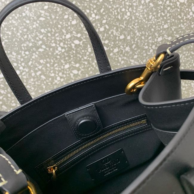 VALENTINO ANTIBES small leather bag WB0R20 BLACK