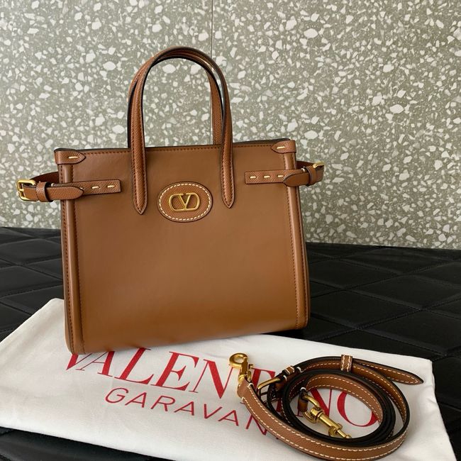 VALENTINO ANTIBES small leather bag WB0R20 camel