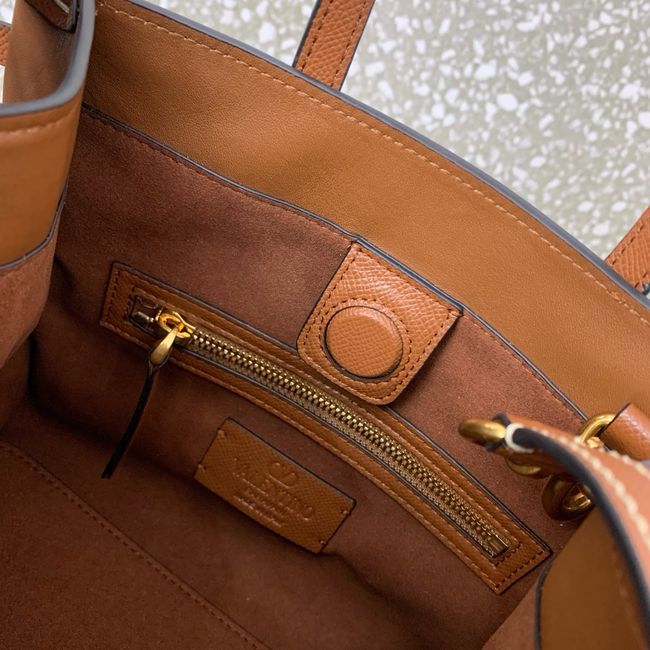VALENTINO ANTIBES small leather bag WB0R20 camel
