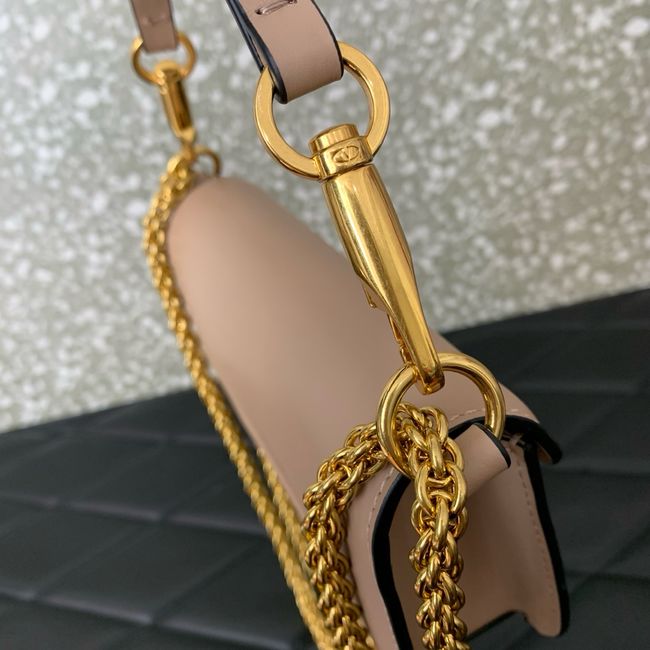 VALENTINO LOCO VLOGO SIGNATURE Small Leather bag WB0K53 PINK