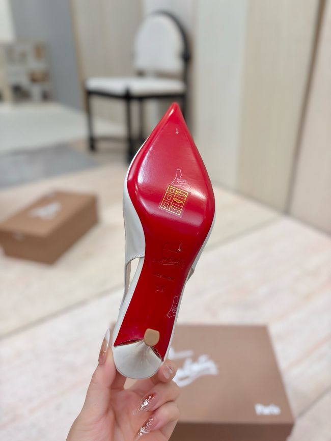 Christian Louboutin Slingbacks Lambskin 8.5CM 65078-6