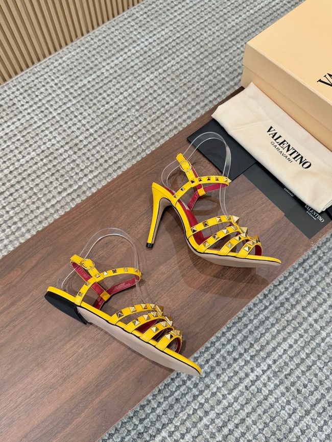 Valentino ROCKSTUD lambskin sandal 9CM 65077-4
