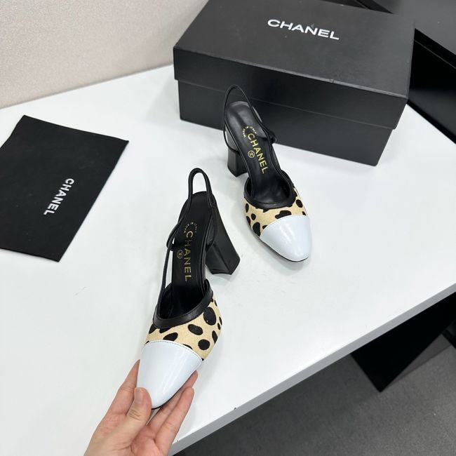 Chanel Slingbacks Lambskin & Mixed Fibers 90mm G47281-4