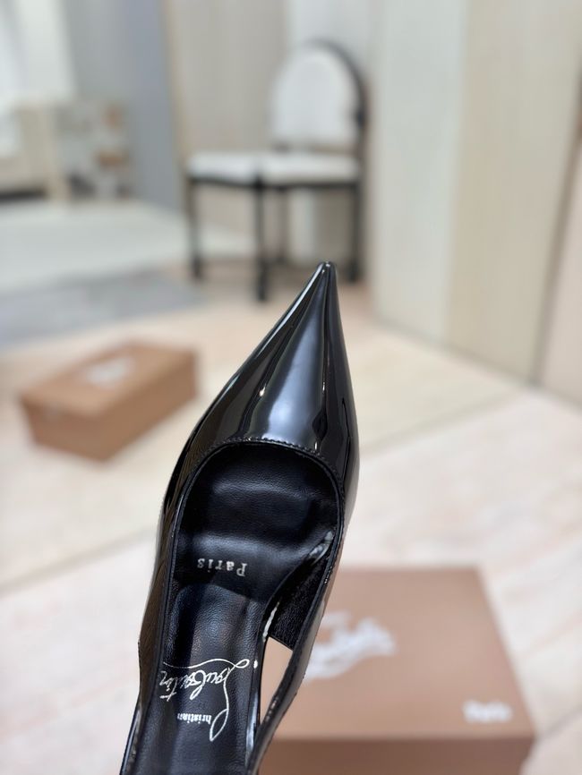 Christian Louboutin Slingbacks Lambskin 8.5CM 65078-7