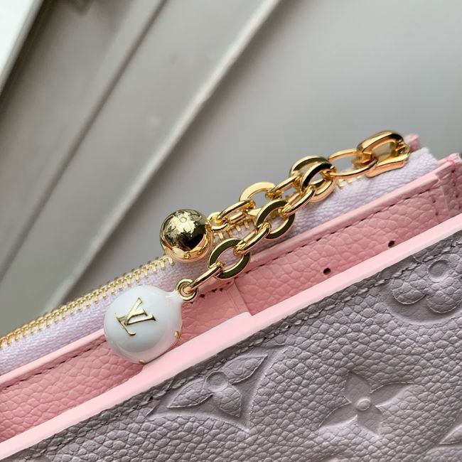 Louis Vuitton Charms Pocket Wallet M28981 Light purple Louis Vuitton Charms Pocket Wallet M28981 Light purple