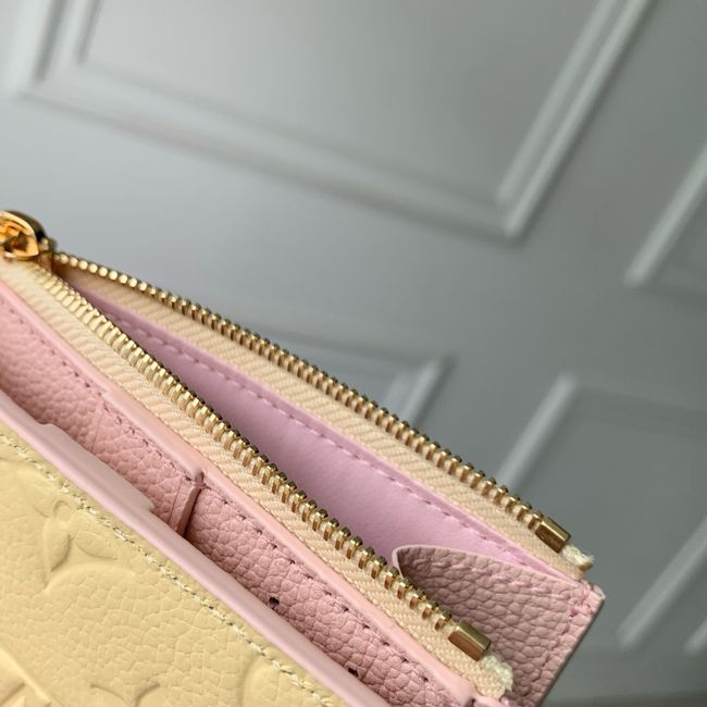 Louis Vuitton Charms Pocket Wallet M28981 light yellow Louis Vuitton Charms Pocket Wallet M28981 light yellow