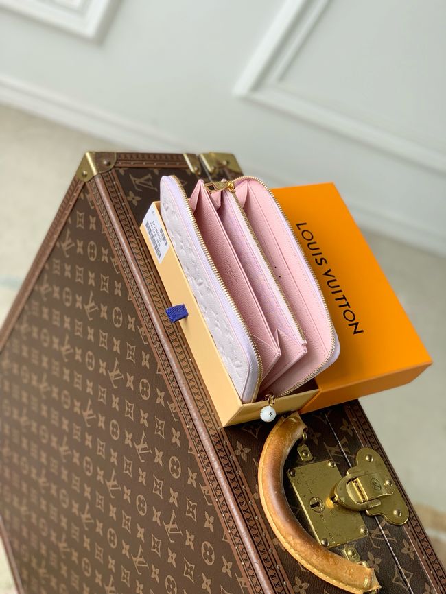 Louis Vuitton Zippy Wallet M28969 Light purple Louis Vuitton Zippy Wallet M28969 Light purple