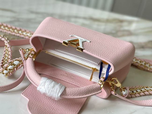 Louis Vuitton Capucines East West Mini M29497 pink Louis Vuitton Capucines East West Mini M29497 pink