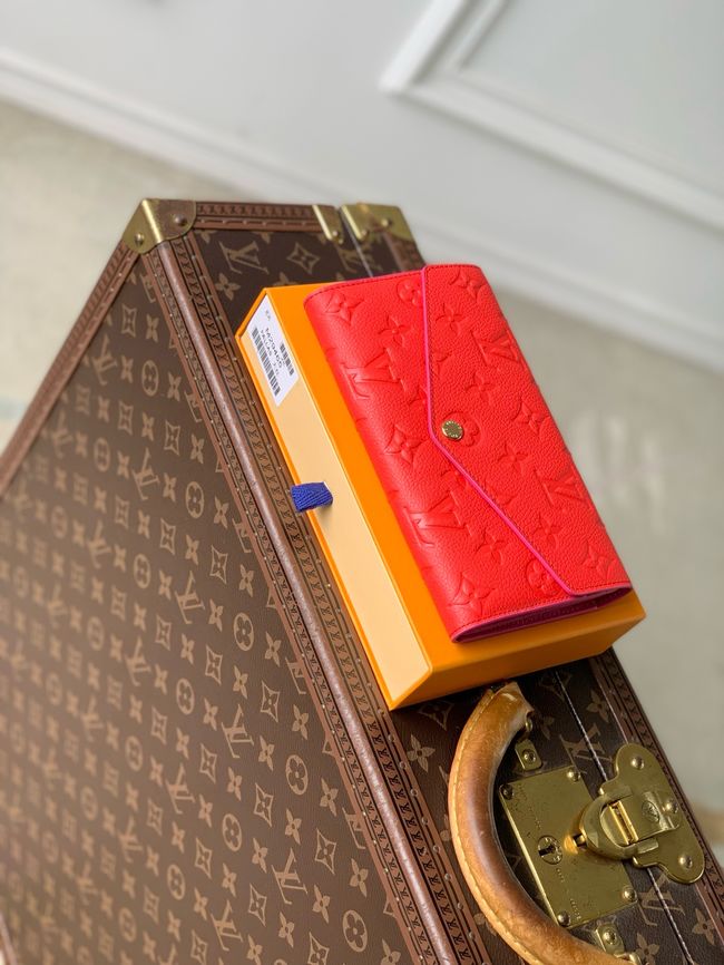 Louis Vuitton Sarah Wallet M29465 Blood Orange