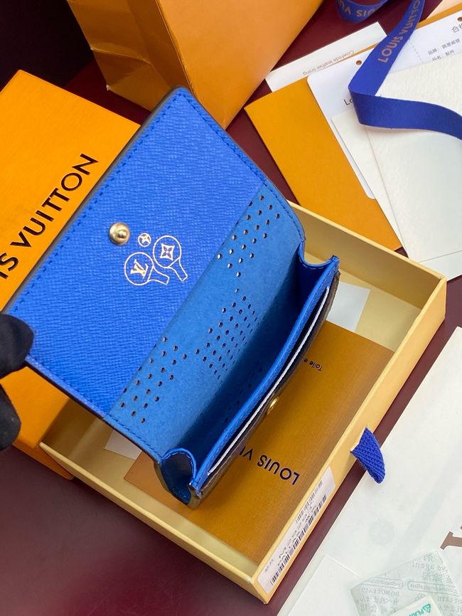 Louis Vuitton Envelope Business Card Holder M29293 blue