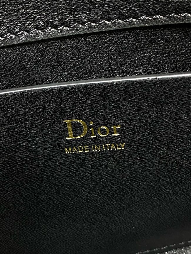 My Dior Mini Bag Cannage patent leather S0985PU black&Golden chain My Dior Mini Bag Cannage patent leather S0985PU black&Golden chain