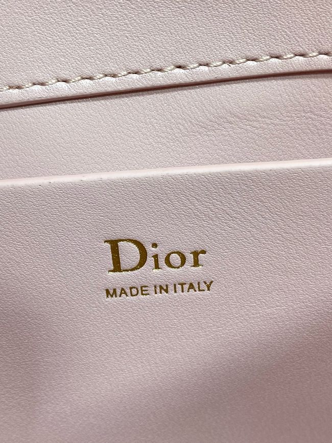 My Dior Mini Bag Cannage patent leather S0985PU pink&Golden chain My Dior Mini Bag Cannage patent leather S0985PU pink&Golden chain
