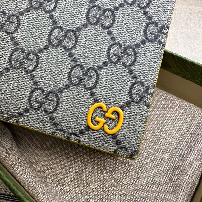 Gucci Dusty interior GG bi-fold wallet 768243 yellow Gucci Dusty interior GG bi-fold wallet 768243 yellow