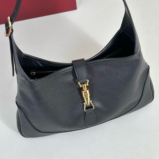 Gucci Jackie 1961 medium shoulder bag leather 863136 black Gucci Jackie 1961 medium shoulder bag leather 863136 black