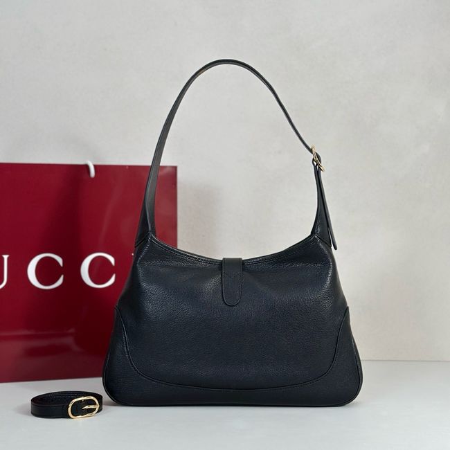 Gucci Jackie 1961 medium shoulder bag leather 863136 black Gucci Jackie 1961 medium shoulder bag leather 863136 black