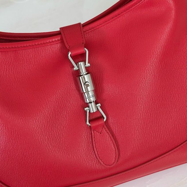 Gucci Jackie 1961 medium shoulder bag leather 863136 red Gucci Jackie 1961 medium shoulder bag leather 863136 red