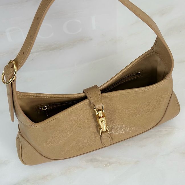Gucci Jackie Slim medium shoulder bag 863137 Apricot